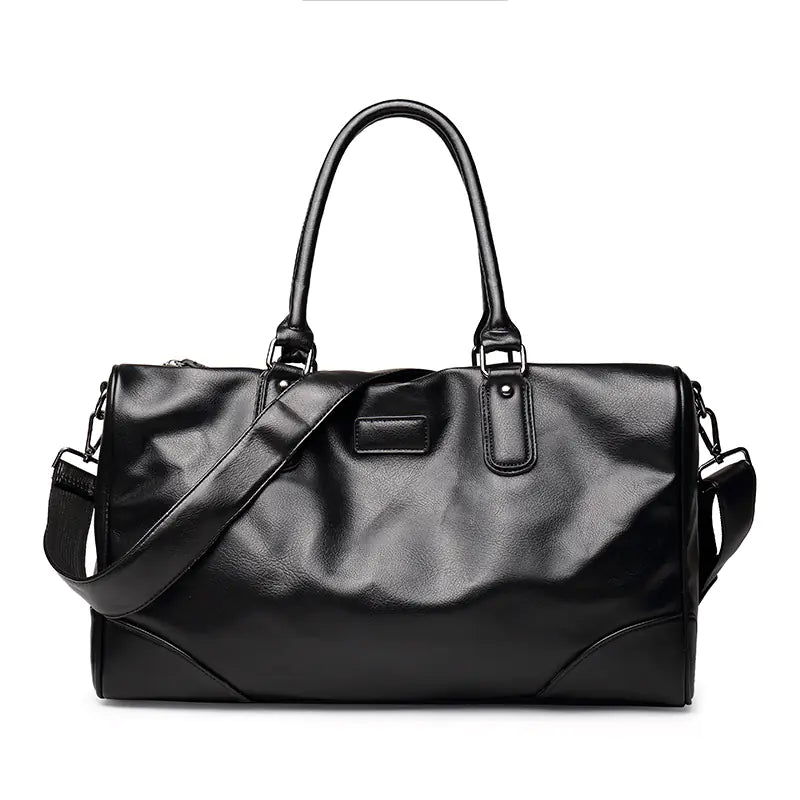 Travel Bag, Leather Men's Shoulder Tote