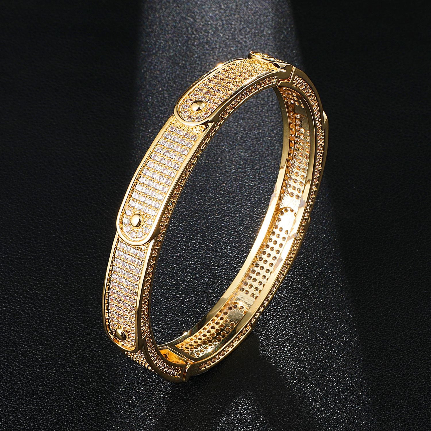 Men's Hip Hop Bracelet with Zircon Stones