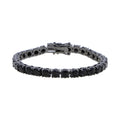Men's Hip Hop Black Zircon Bracelet