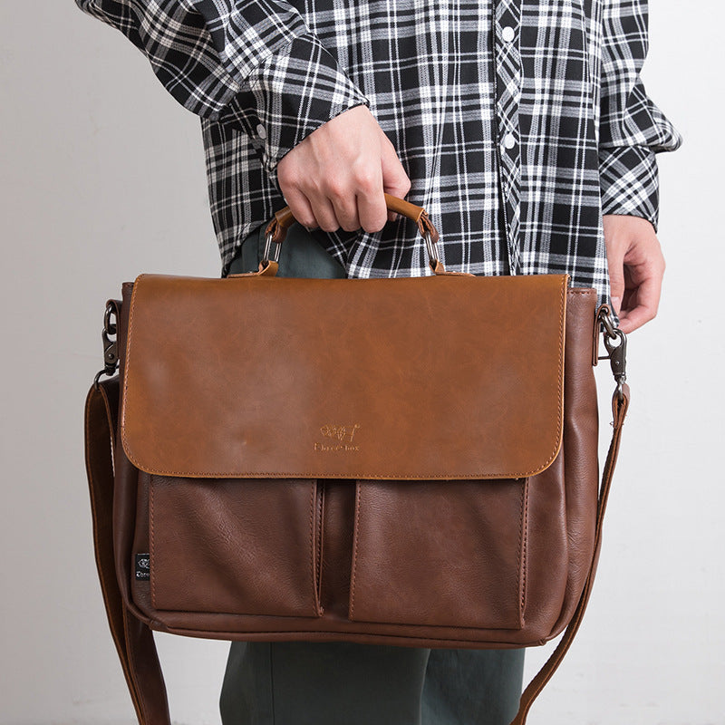 Men's Business Briefcase, Casual Shoulder & Tote Bag