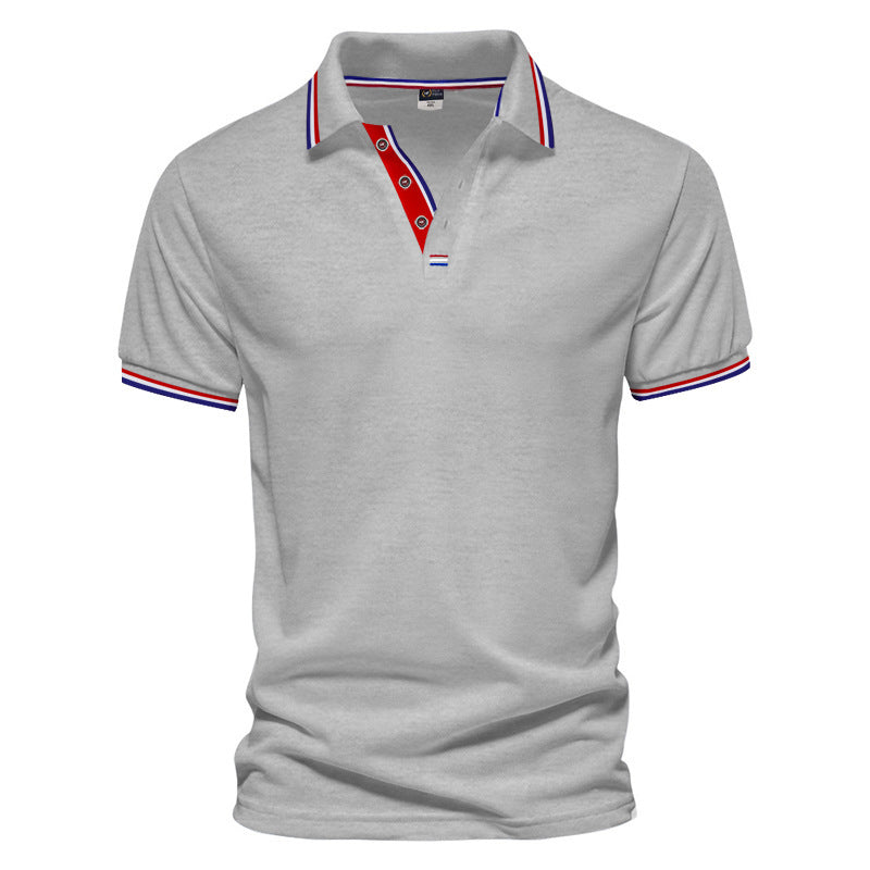 Men's Summer Polo Shirt - Business Casual Style