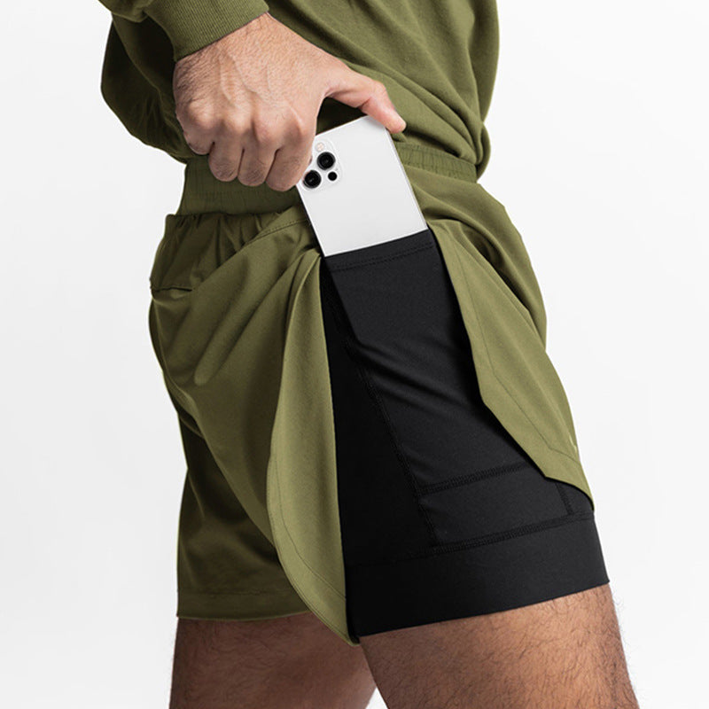 Men's Summer Sports Shorts with Pockets for Running