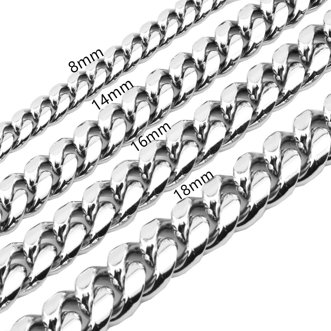 Men's Cuban Link Necklace with Dragon Head Clasp