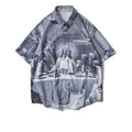 Retro Printed Casual Shirt for Men