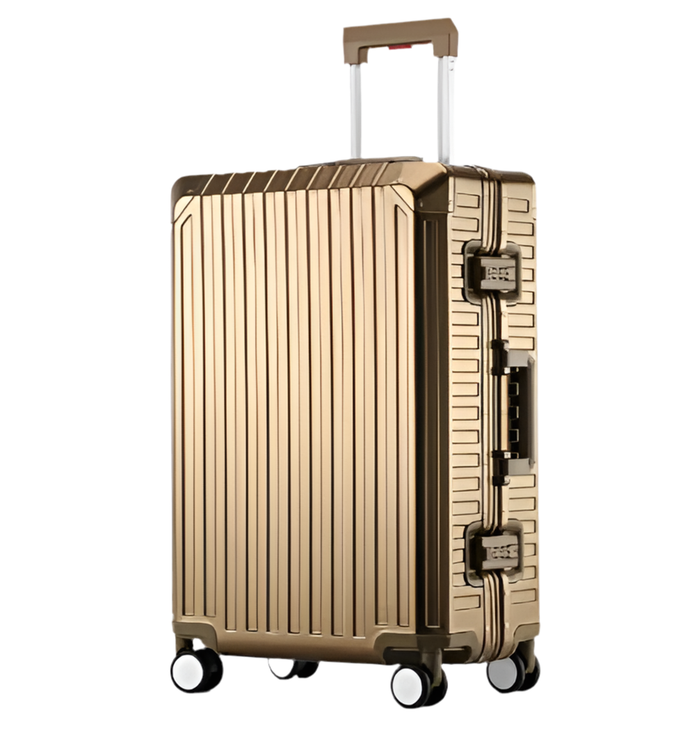 Metallic Travel Luggage – Durable & Secure