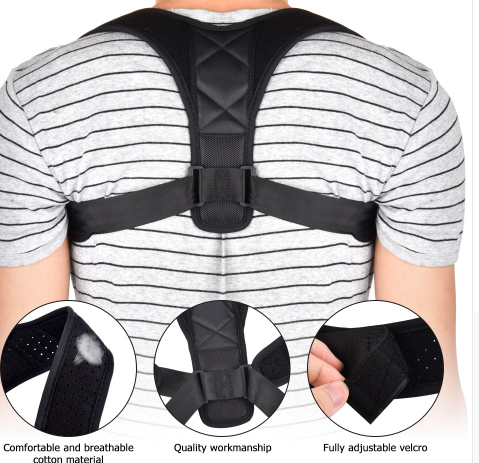 Posture Corrector for Men and Women - Adjustable Design