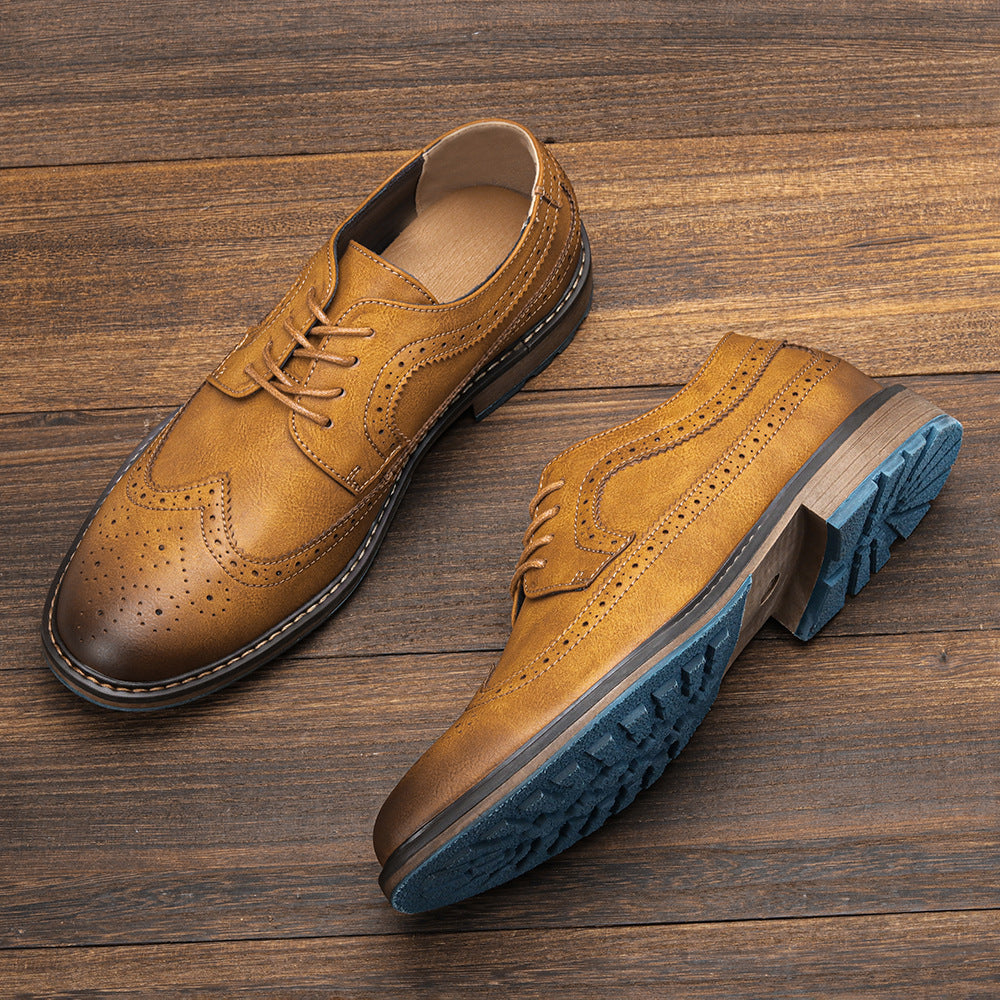 Vintage Brogue Shoes for Men