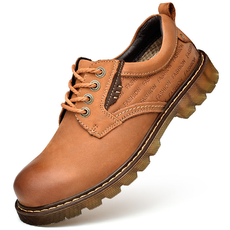 Men's Casual Trendy Low-Cut Lace-Up Shoes Plus Size