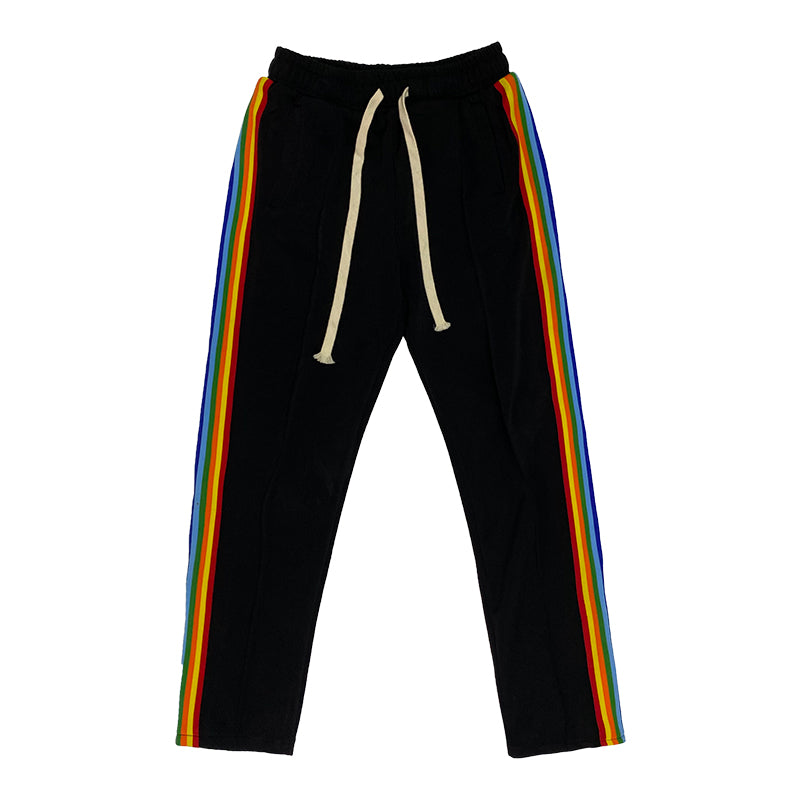 2026 Side Rainbow Zipper Casual Pants for Men - Trendy Style