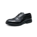 Men's British Crocodile Oxford Dress Shoes