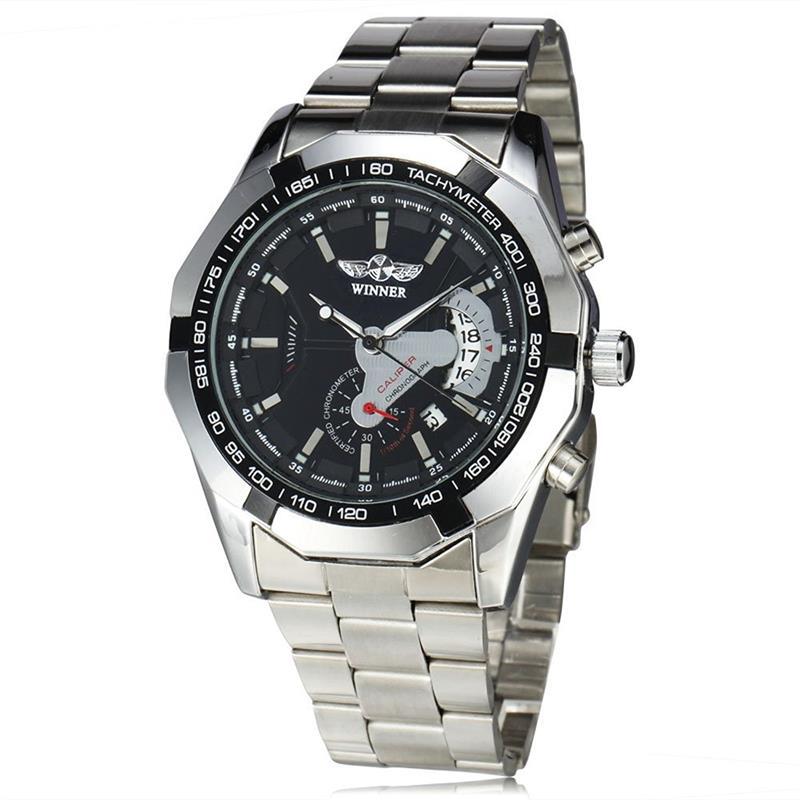 Men's Steel Band Automatic Mechanical Watch