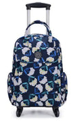 Canvas Printed Travel Bag with Wheels