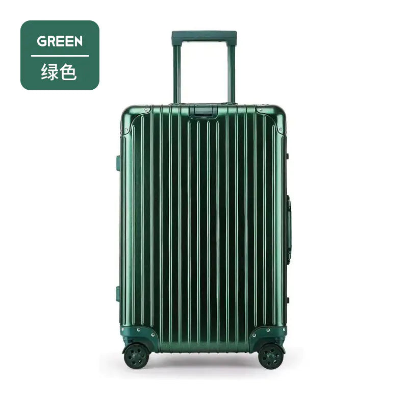 Aluminum-Magnesium Alloy Rolling Business Luggage 20/24/28"