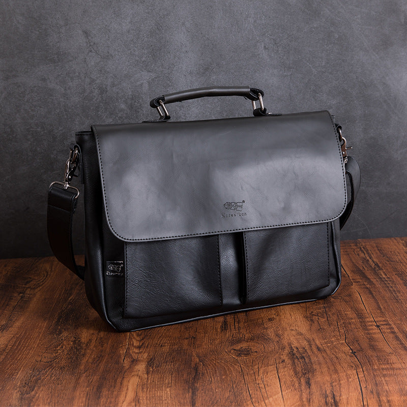 Men's Business Briefcase, Casual Shoulder & Tote Bag