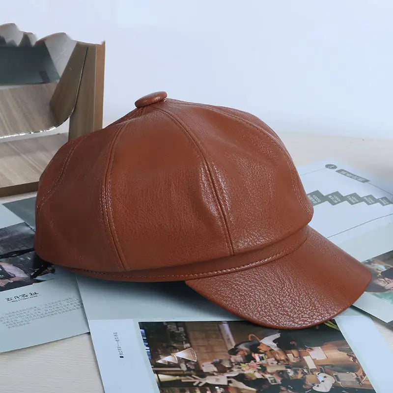Octagonal Pumpkin Hat for Men Fashion