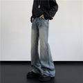 Men's Retro Washed Skinny Jeans for Fashionable Looks