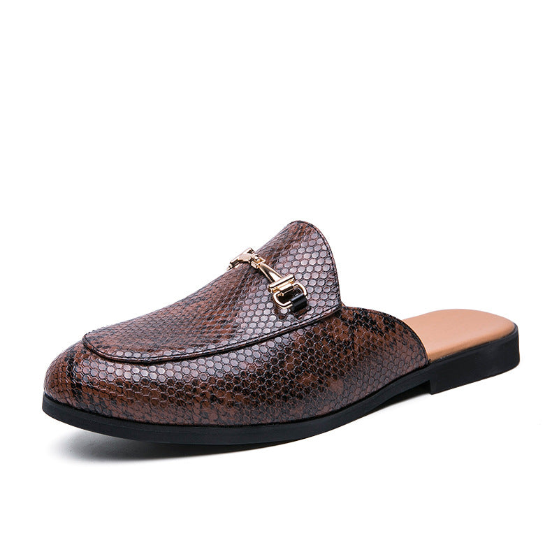 Men's One-Foot Half Slippers