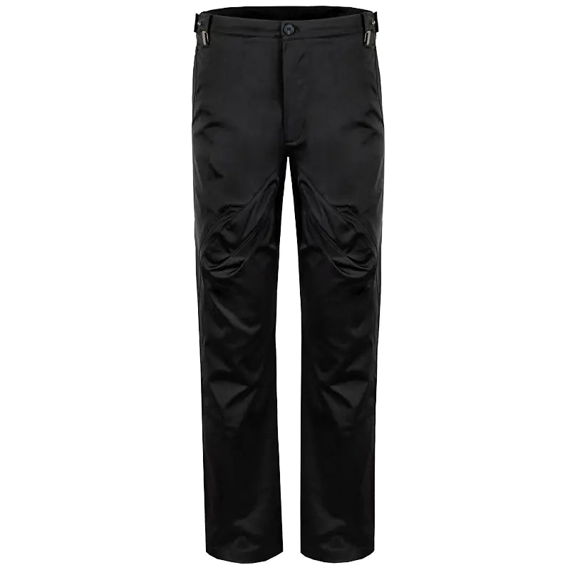 Pleated Silk Casual Loose Fit Pants for Men