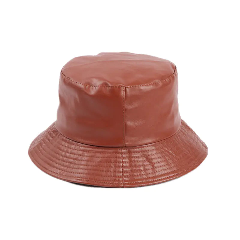 Fashionable Versatile Leather Hat for Men and Women