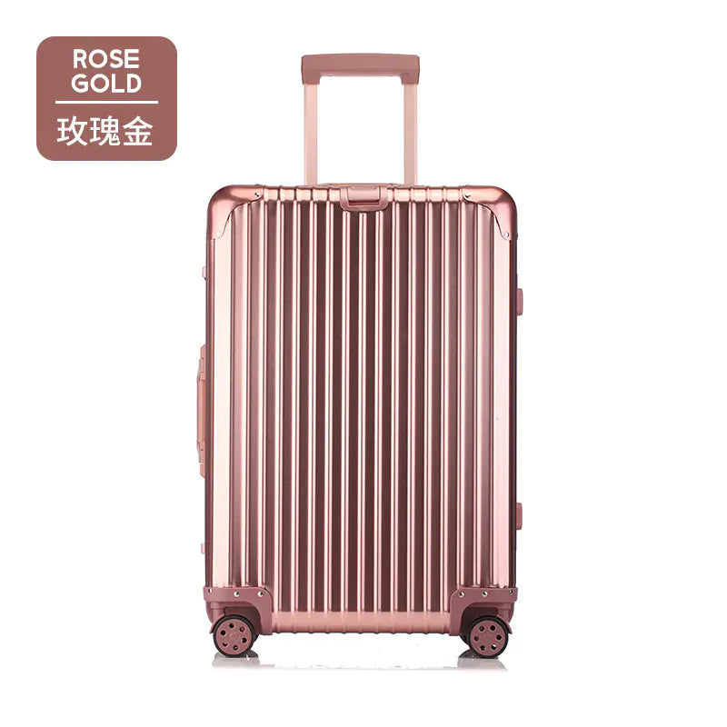 Aluminum-Magnesium Alloy Rolling Business Luggage 20/24/28"