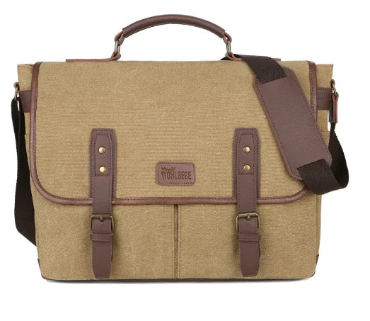 Canvas Portable Messenger Bag for Men