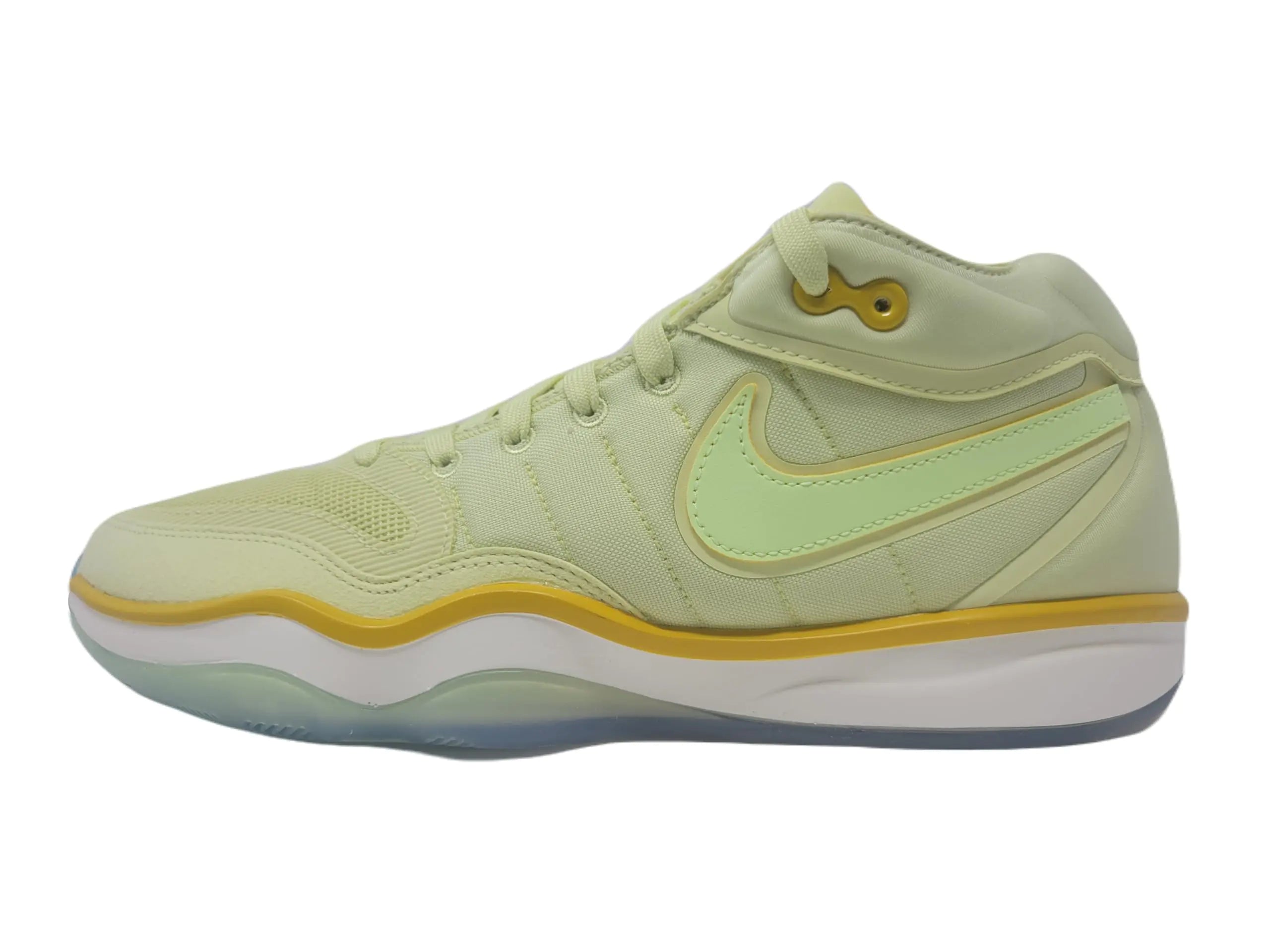 Nike G.T. Hustle 2 Mens Basketball Shoes (DJ9405-302 Luminous Green/Vivid Sulfur/Sail/Barely Volt) Size 7.5
