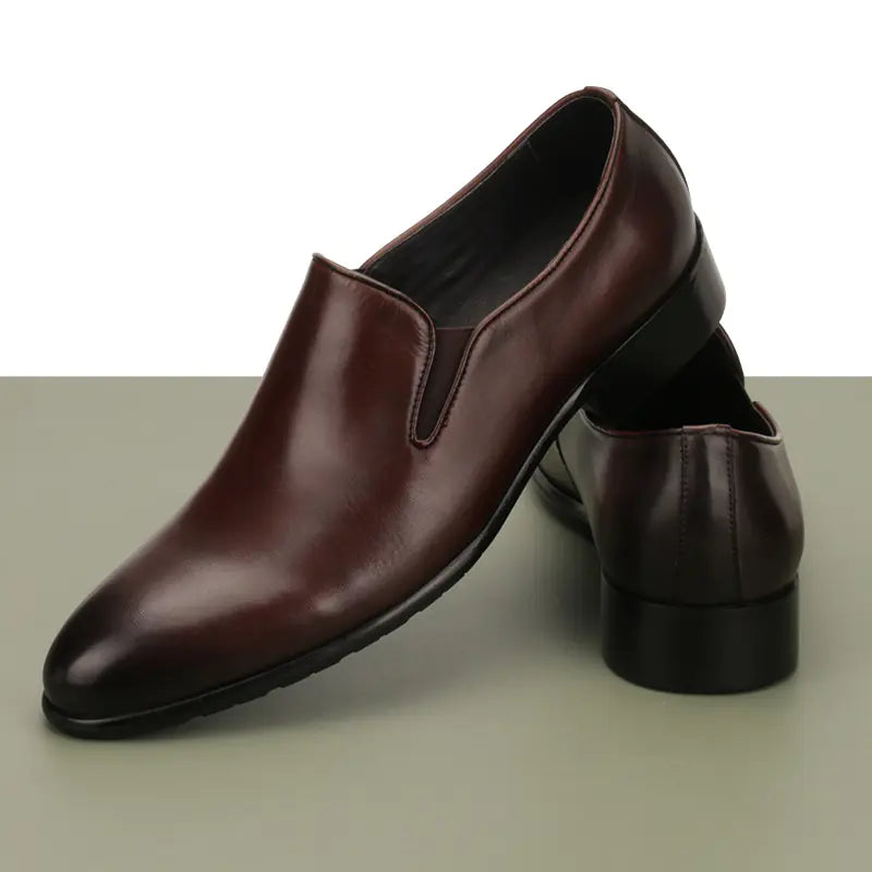 Hand-Painted Leather Shoes for Men