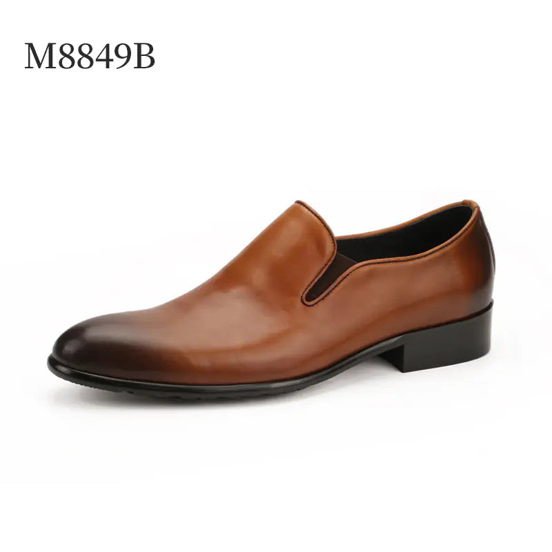 Hand-Painted Leather Shoes for Men