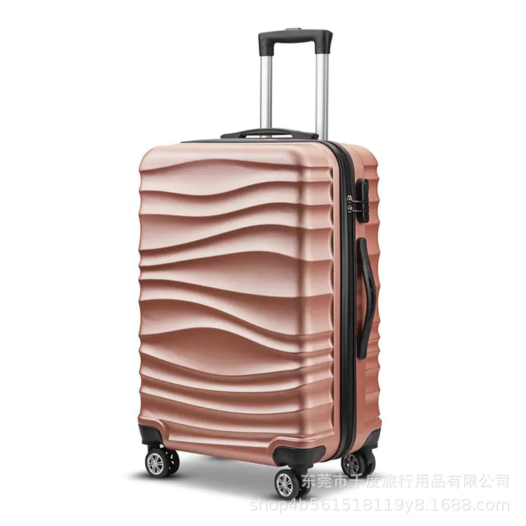 20-Inch Travel Luggage with Zipper and Wheels