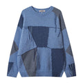 Oversized Plaid Tassel Sweater for Men