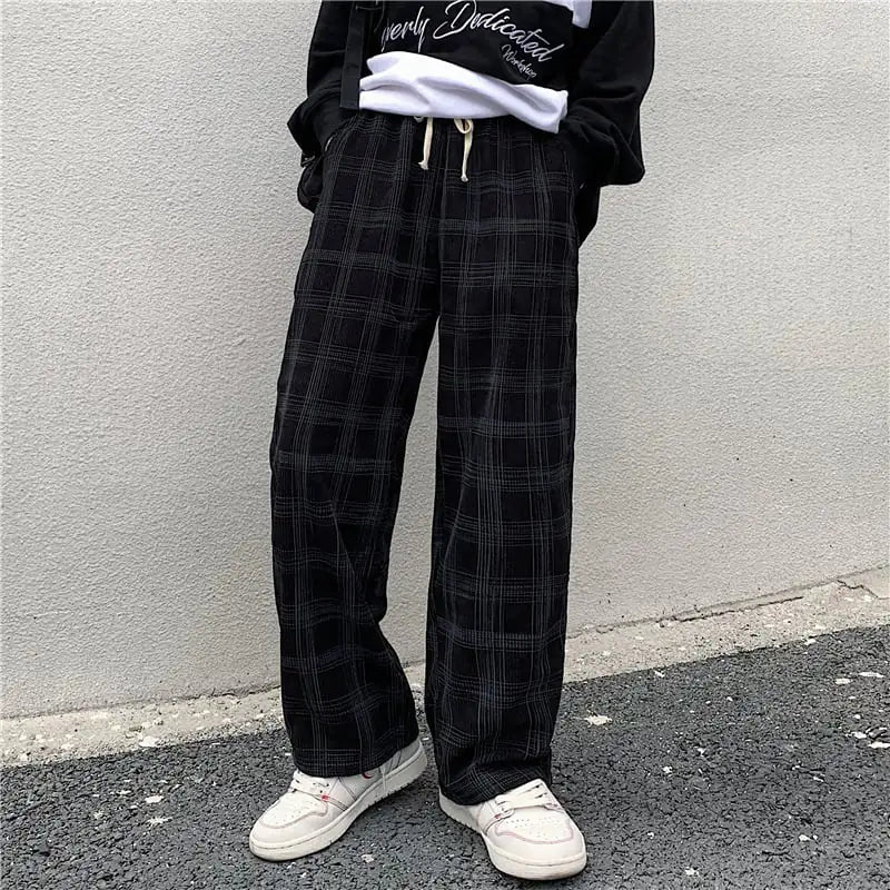 American Style Loose Corduroy Casual Pants for Men