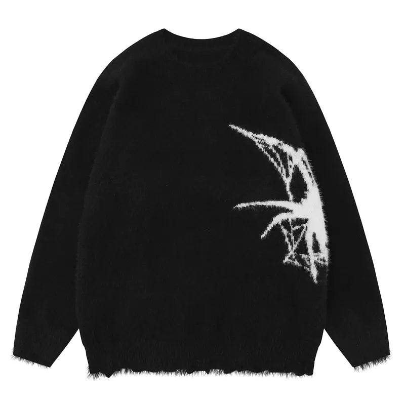 American Retro Spider Sweater for Men