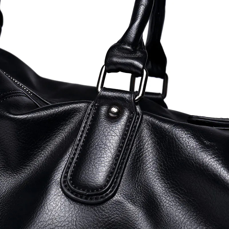 Travel Bag, Leather Men's Shoulder Tote