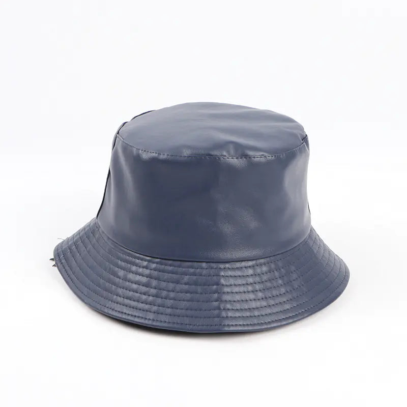 Fashionable Versatile Leather Hat for Men and Women