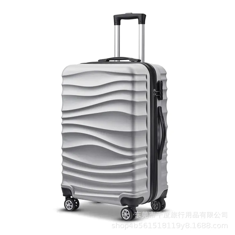 20-Inch Travel Luggage with Zipper and Wheels