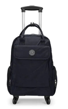 Canvas Printed Travel Bag with Wheels