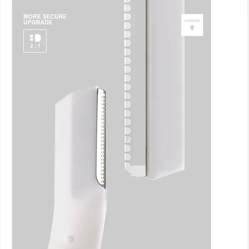 Eyebrow Trimmer Kit with Exfoliating Dermaplaning Razors