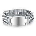 Classic Men's Titanium Steel Cross Bracelet