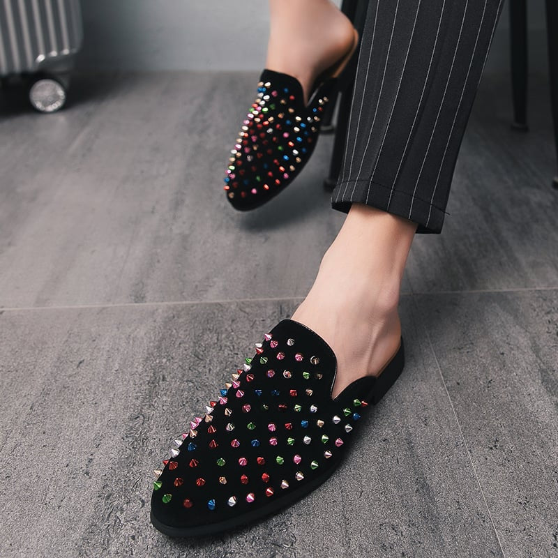 Men's Fashion Lazy Half Slippers