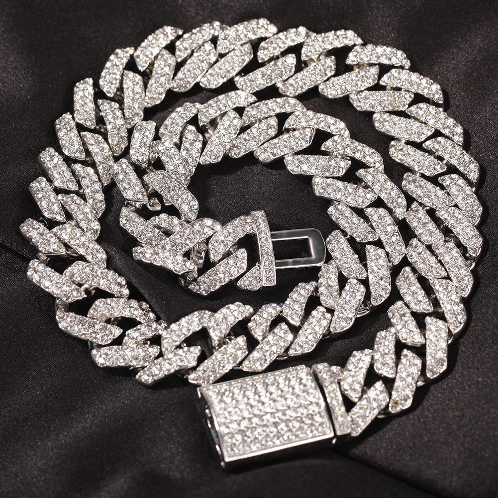 18mm Cuban Link Men's Punk Hip Hop Necklace