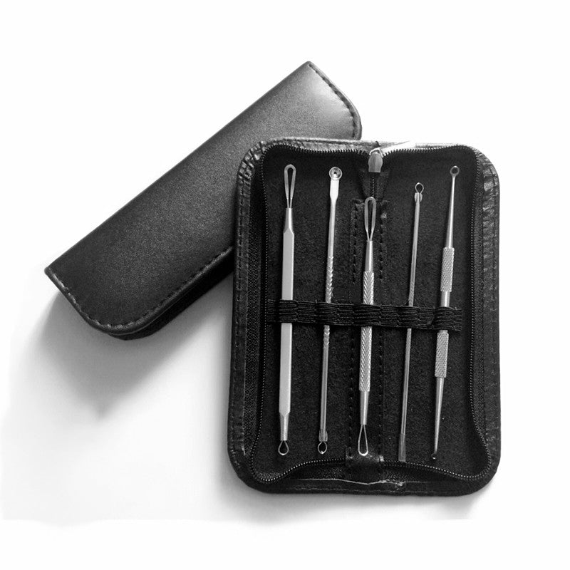 5-Piece Beauty Tool Set for Acne and Foot Care