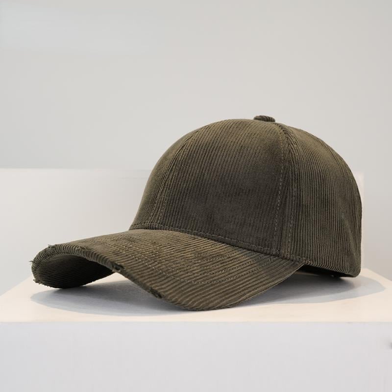 Corduroy Hat for Men and Women with Vintage Style
