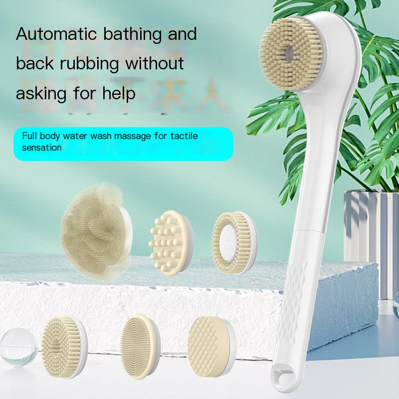 Rotating Electric Bath Brush - Waterproof Exfoliating Tool