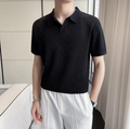 Men's Summer Hollow Lapel Tee