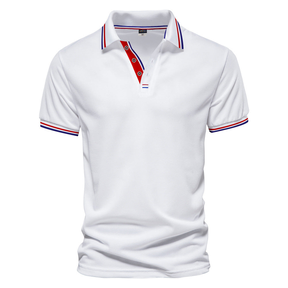 Men's Summer Polo Shirt - Business Casual Style