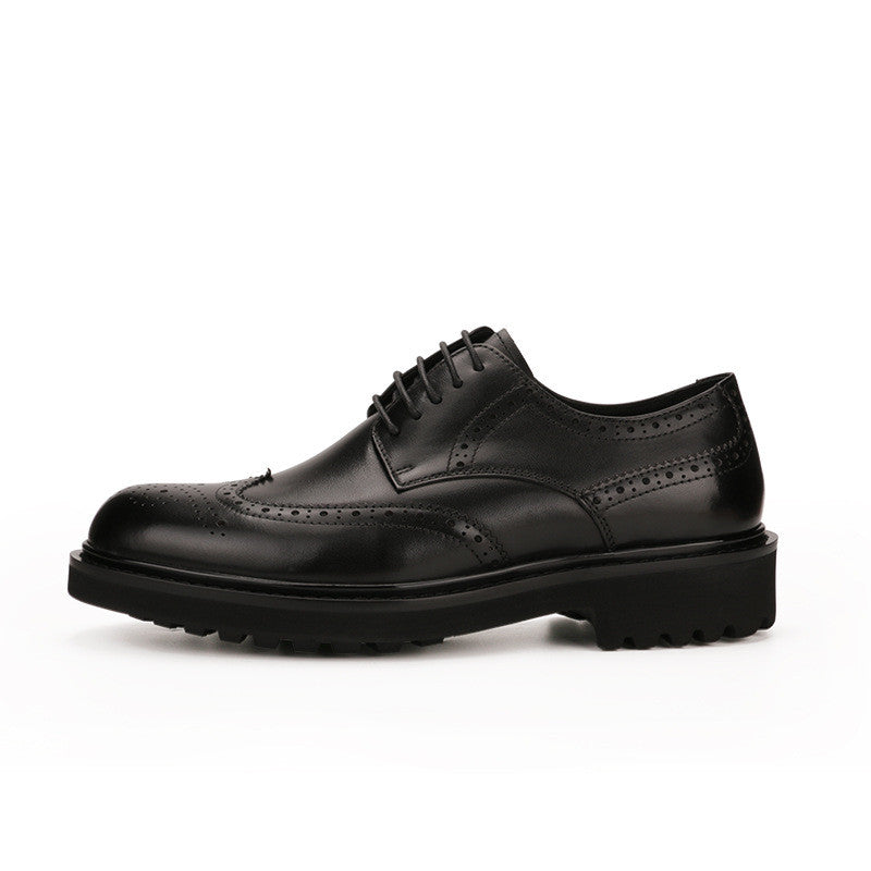 Leather Round Toe Shoes for Men of All Ages