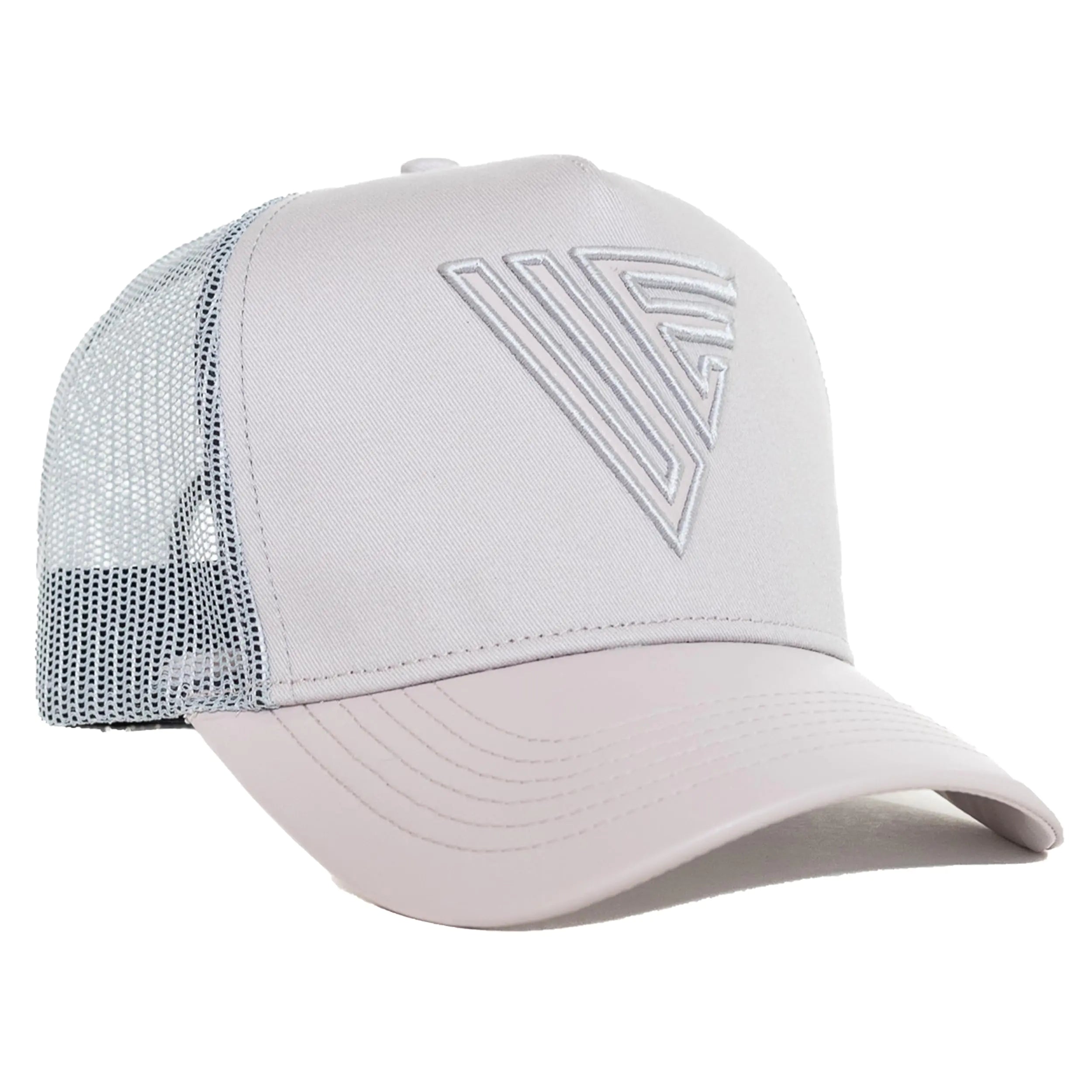 Urban Effort Mesh Back Cap - for Men Baseball Hat 5-Panel Trucker Hat Snapback Closure for Outdoors (Trucker Hat Gray)