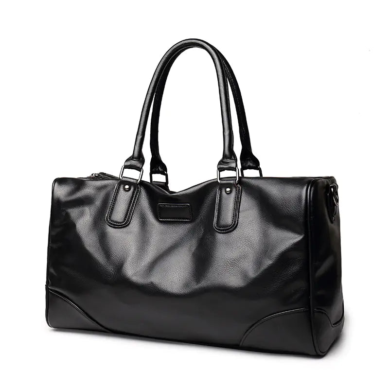 Travel Bag, Leather Men's Shoulder Tote