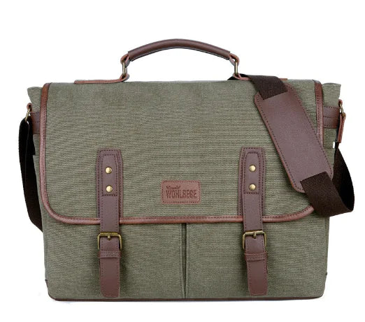 Canvas Portable Messenger Bag for Men