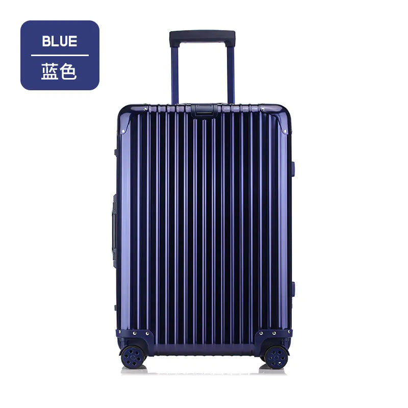Aluminum-Magnesium Alloy Rolling Business Luggage 20/24/28"